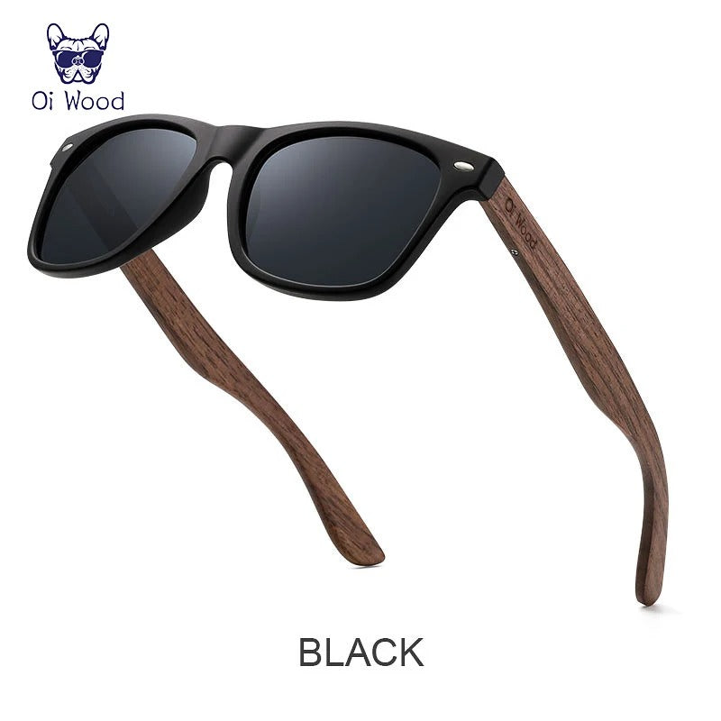 Oi Wood Brand Natural Wooden Sunglasses