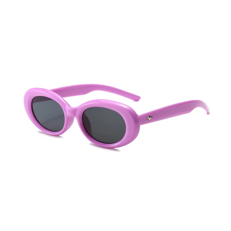 Boys Girls Sun Glasses Classic Retro Oval Kids