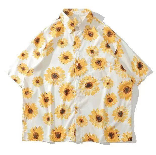 Men Street Fashion Summer Daily Shirt Hawaiian