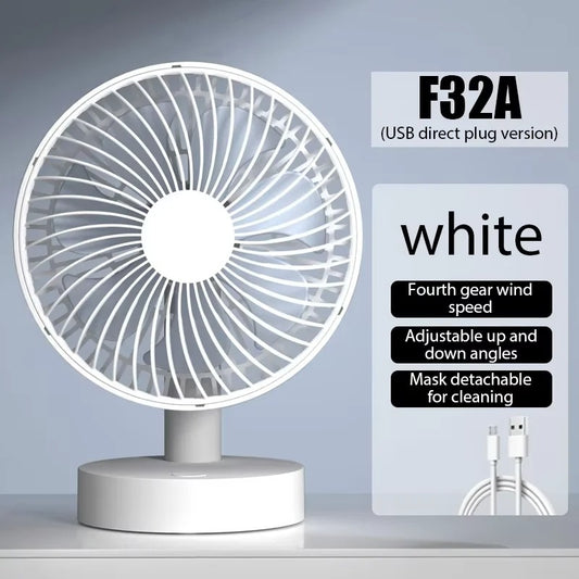 Desktop USB plug-in fan portable student dormitory fan home office