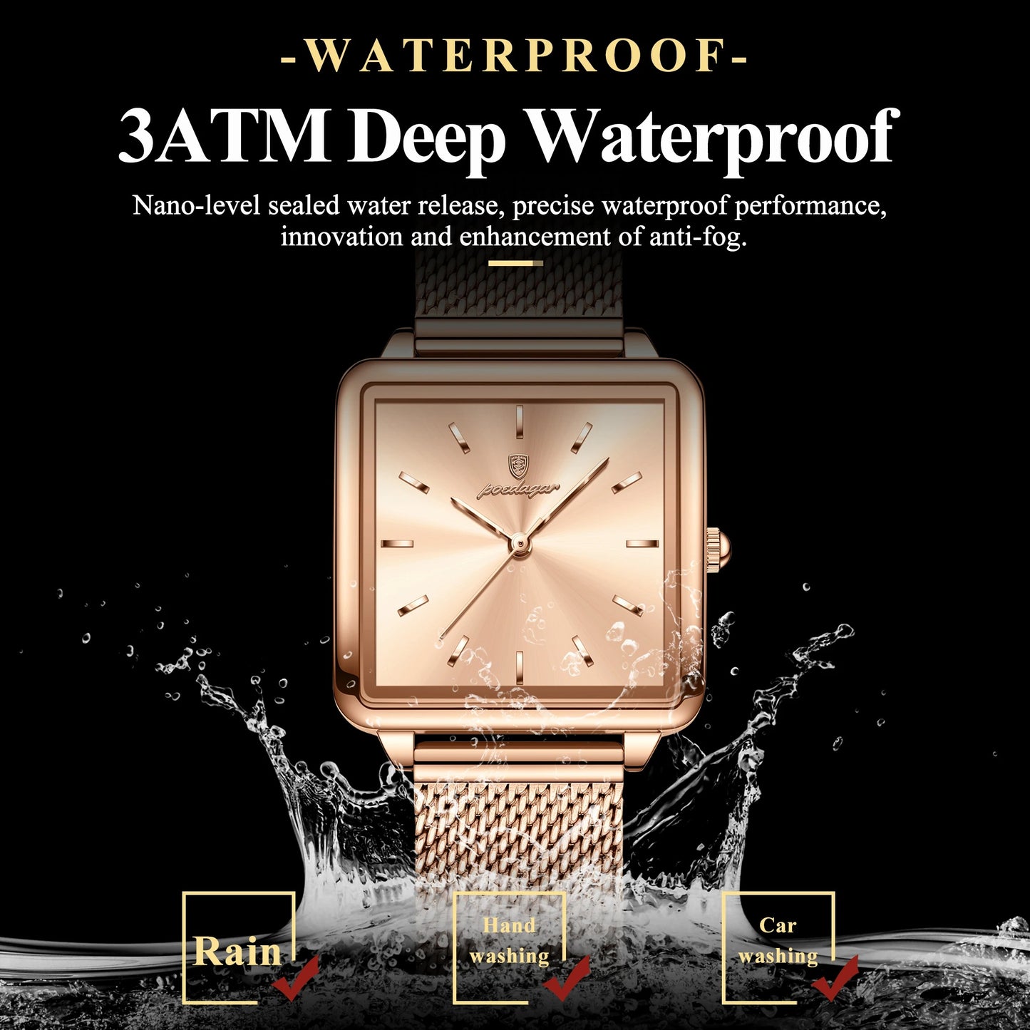 POEDAGAR Fashion Ladies Watch