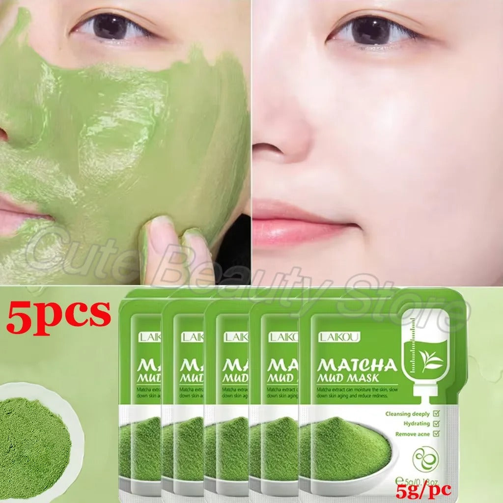 Remove Blackhead Mud Mask Green Tea Face Clean Stick Dispel Pimple