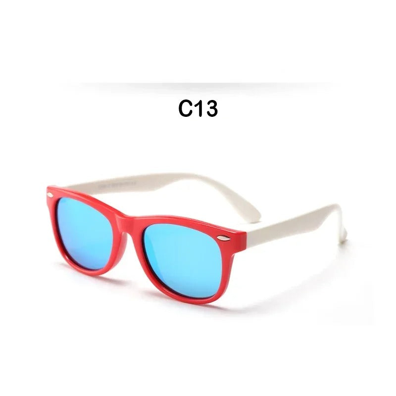 New Polarized Kids Sunglasses TR90 Silicone Boys Girls Sun Glasses