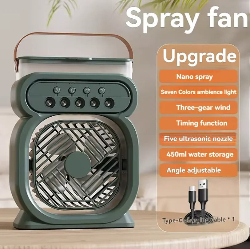 3 In 1 Fan AIr Conditioner Household Small Air Cooler LED