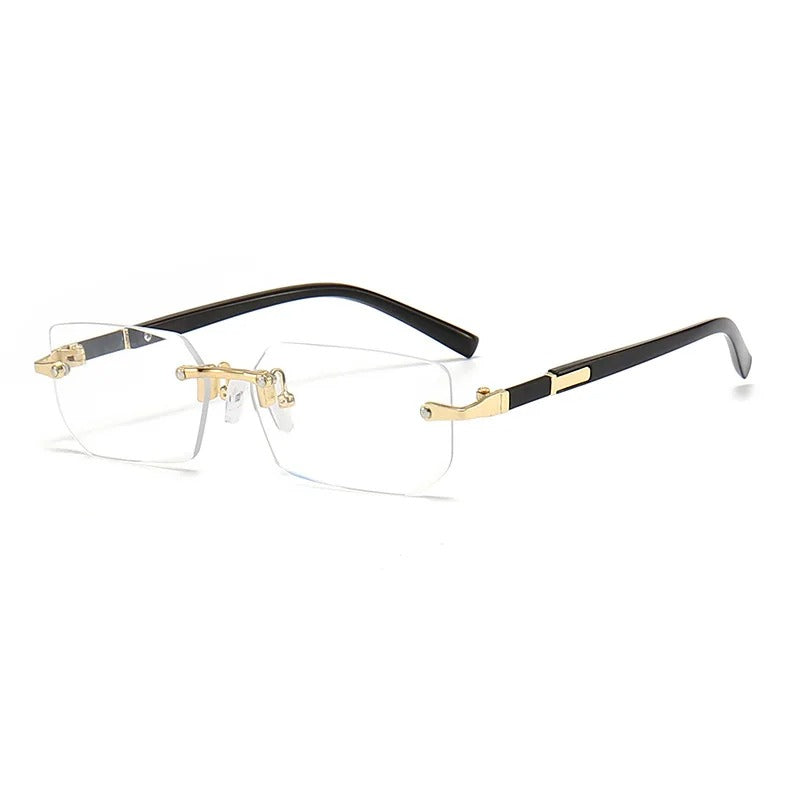 Frameless Trimmed Square Sunglasses Fashion Personalized