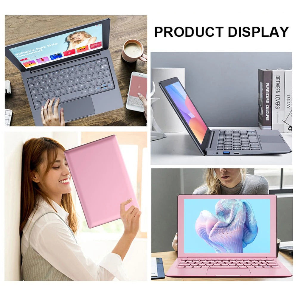 TOPOSH 10.1-inch Mini Laptop Celeron J4125 Quad Core 12G RAM