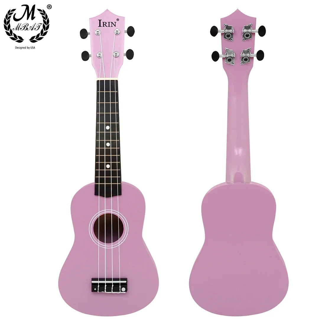 Pink Ukulele 21 Inch Beginner Ukulele Basswood Mini Guitarra